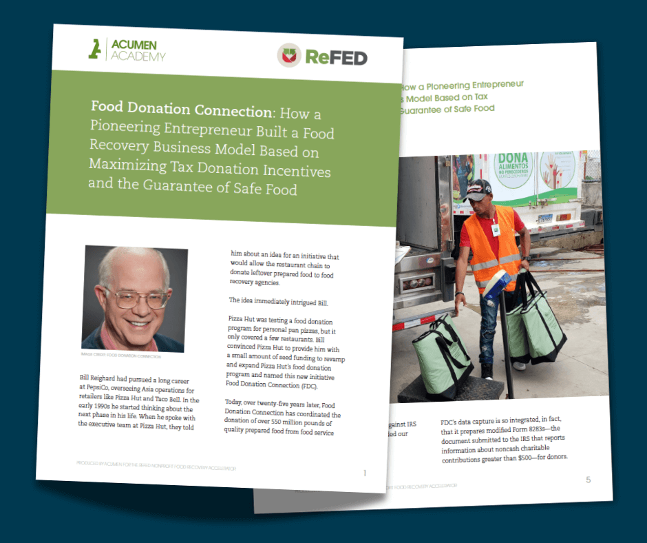Accelerator Expert Network Knowledge Series: Bill Reighard, Food Donation Connection image