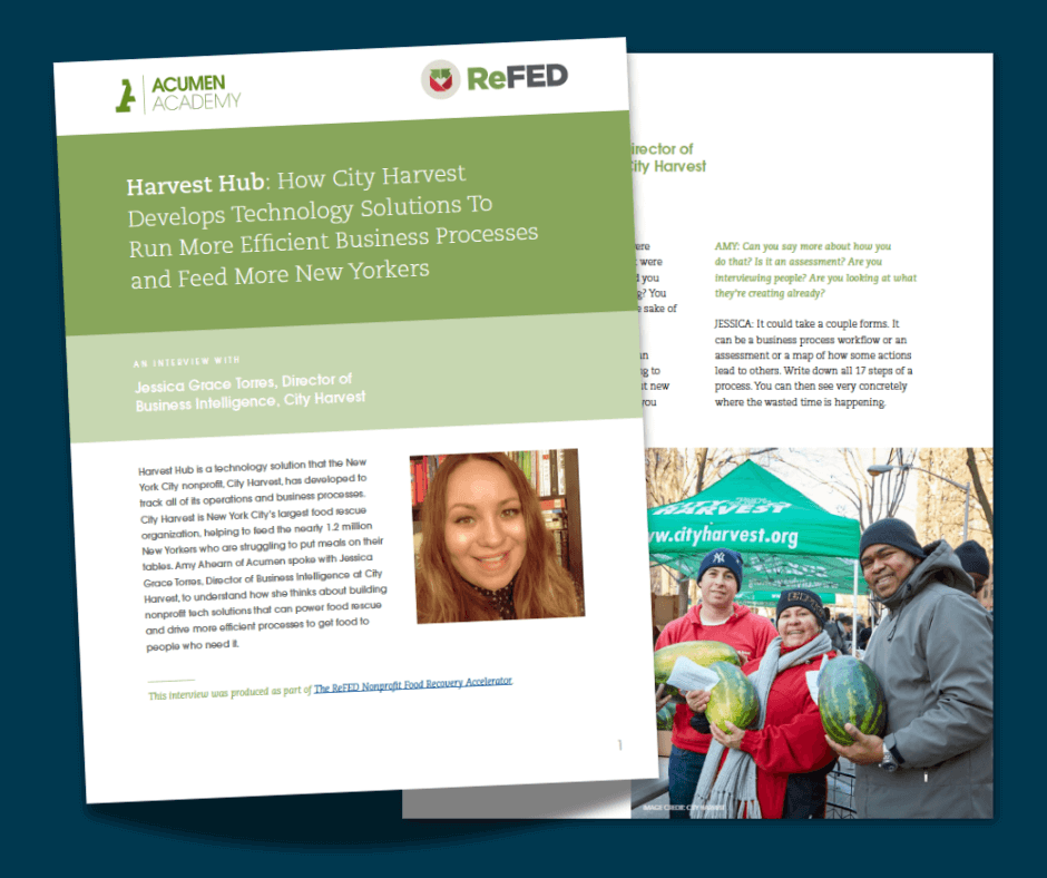 Accelerator Expert Network Knowledge Series: Jessica Grace Torres, City Harvest image