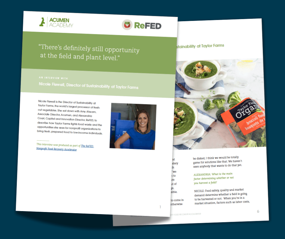 Accelerator Expert Network Knowledge Series: Nicole Flewell, Taylor Farms image