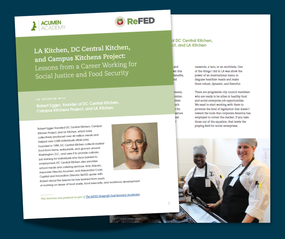 Accelerator Expert Network Knowledge Series: Robert Egger, LA Kitchen image