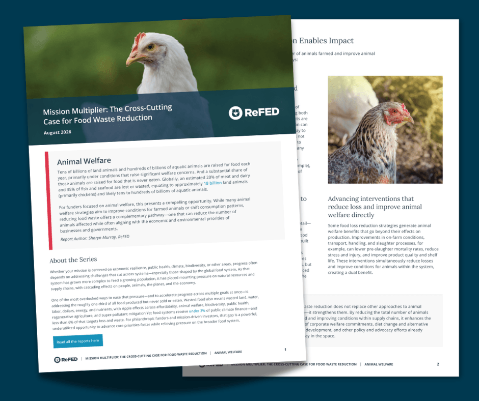 Mission Multiplier: The Cross-Cutting Case for Food Waste Reduction - Animal Welfare image