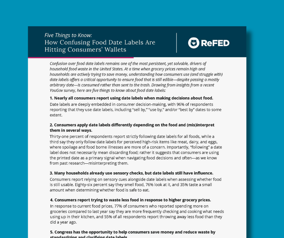 Five Things to Know: How Confusing Food Date Labels Are Hitting Consumers' Wallets image