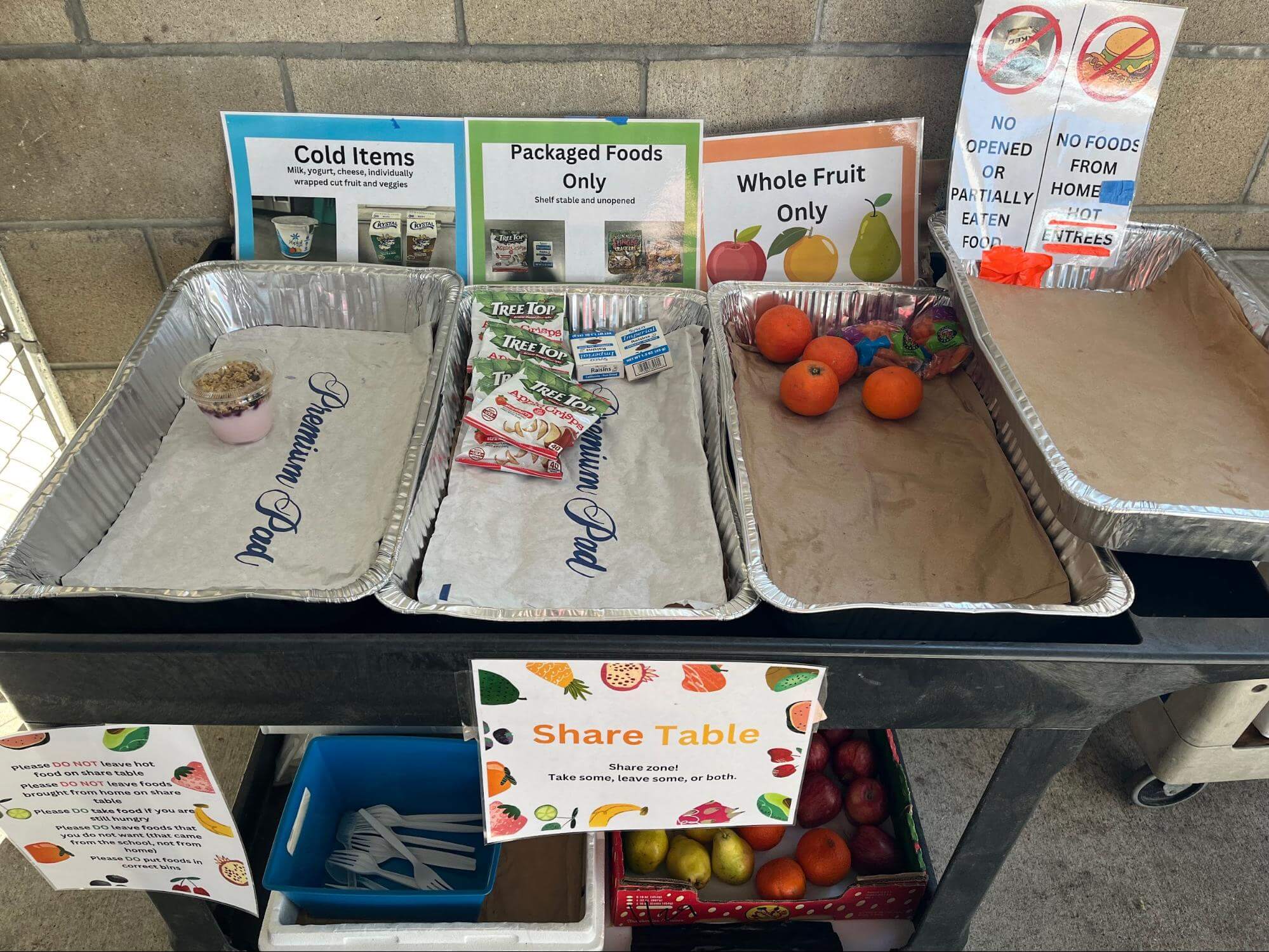 Share Tables for Food